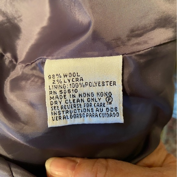 Collections for Le Suit charcoal and black embroidered jacket for corporate chic - Picture 6 of 7